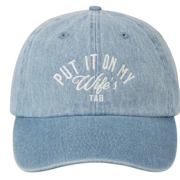 Put It On My Wife's Tab Baseball Cap Hat - Picture 1 of 4